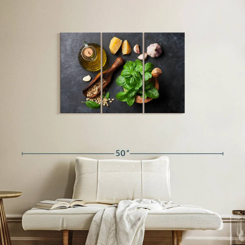Yarlin Making Pesto, 24" H x 38" W