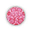 Tapis rose lavable à la machine à motif floral rose-177393843