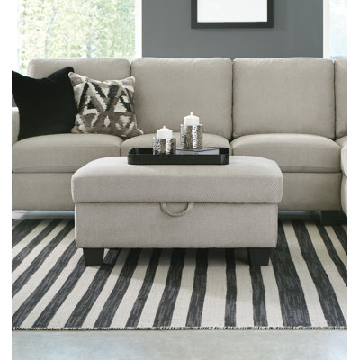 Mattingley Upholstered Polyester Storage Ottoman