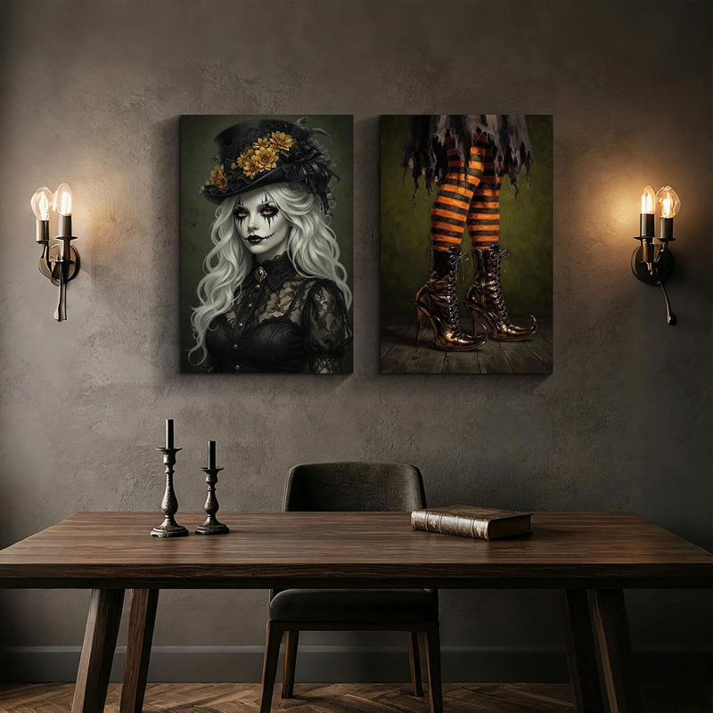 2 Piece Wrapped Canvas Wall Art, 60cm H x 40cm W