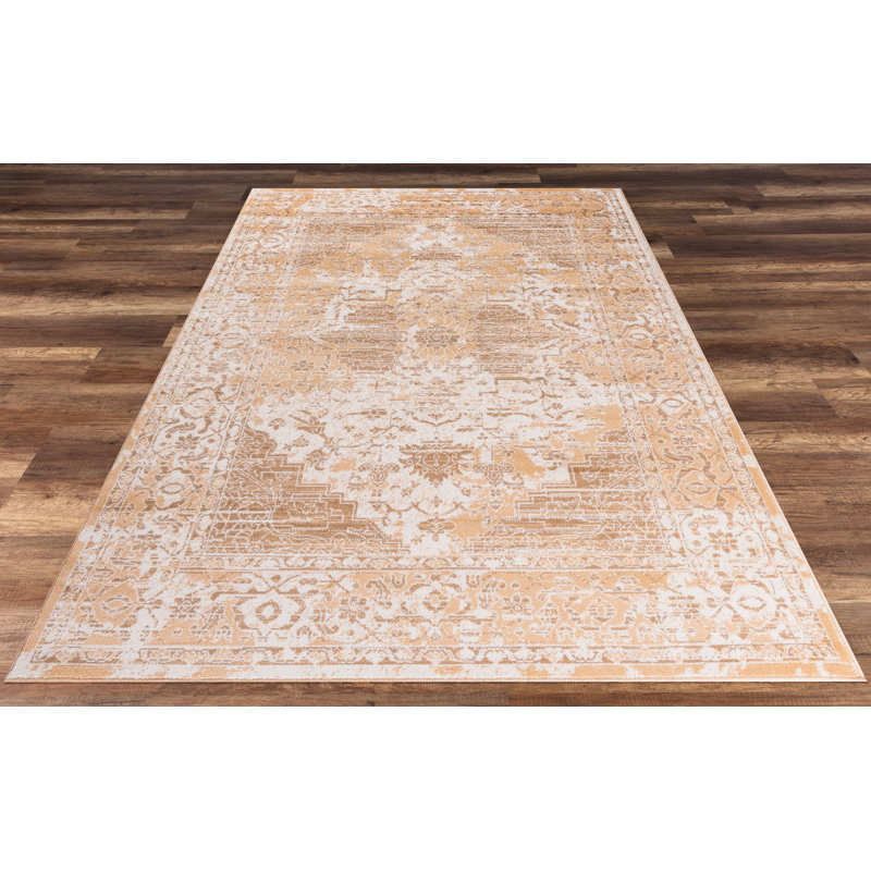 Tapis beige Fausta, Rectangle 2 pi 2 po x 3 pi
