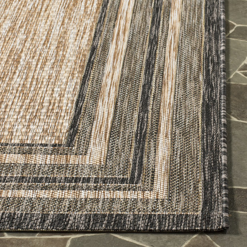 Tapis intérieur / extérieur à motif géométrique Sayde Performance, Rectangle 2 pi 7 po x 5 pi