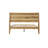 Tanira Queen Size Bed Frame - TAB-41-Q with Headboard & Footboard Solid Wood Platform Bed, Sturdy Slats Support, Metal Center Legs, Easy Assembly, No Box Spring Needed, Under-Bed Storage, Honey Oak-1966354043-1966354041