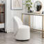 Fauteuil demi-tonneau pivotant en polyester de 20 po Annielise-1575610762