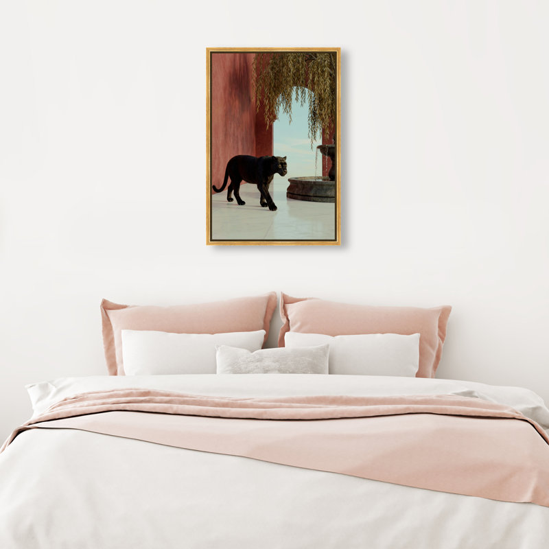 At The Palace Print by Oliver Gal, 17"H x 25"W, Gold Floater Frame