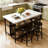 Grondin 47.24" Iron Kitchen Island Set-964939967