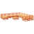 Coussin beige / structure brune est en rupture de stock