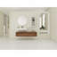 Meuble-lavabo mural spacieux et élégant avec lavabo en résine durable et nombreuses options de rangement