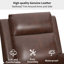 Fauteuil inclinable 33,5 po en cuir véritable-246832709