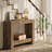 41.3" Farmhouse Console Table with 2 Tier Storage Shelves, Wooden Sofa Table for Living Room-865563825