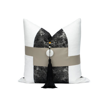 Striped Cotton Reversible Pillow Cover