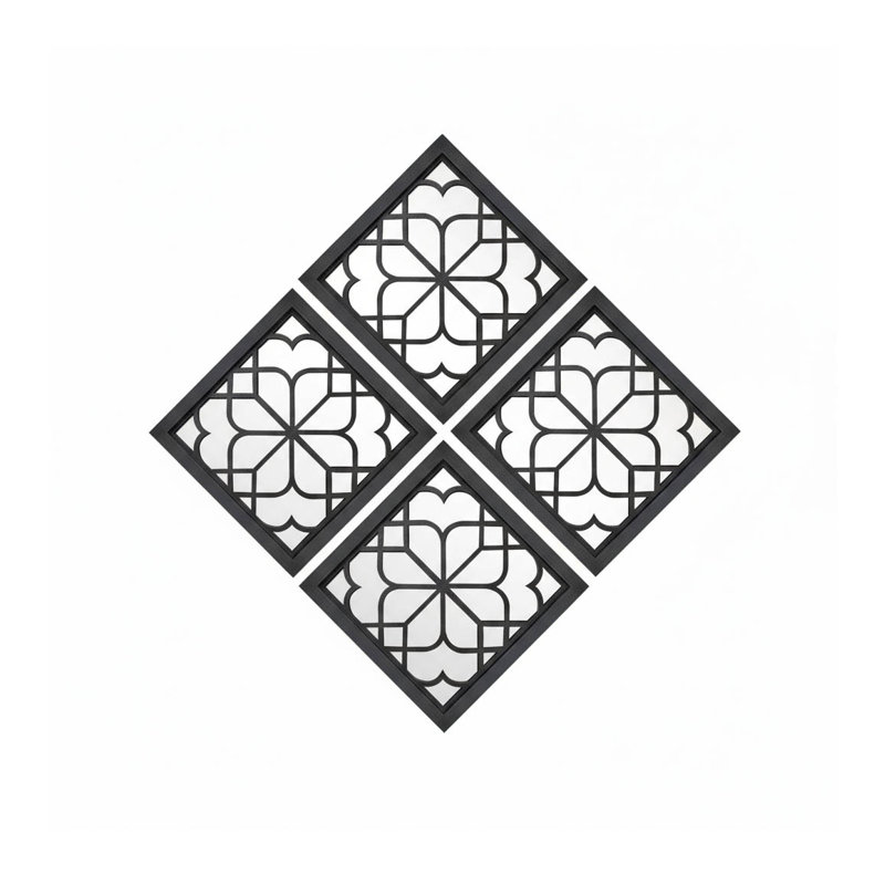 Square Mirror, Black
