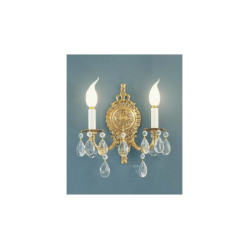 Ewalt Candle Wall Light, Old World Bronze