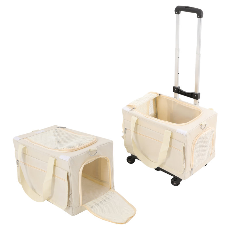 Sac de transport pour animaux 2 couches avec fenêtres en filet