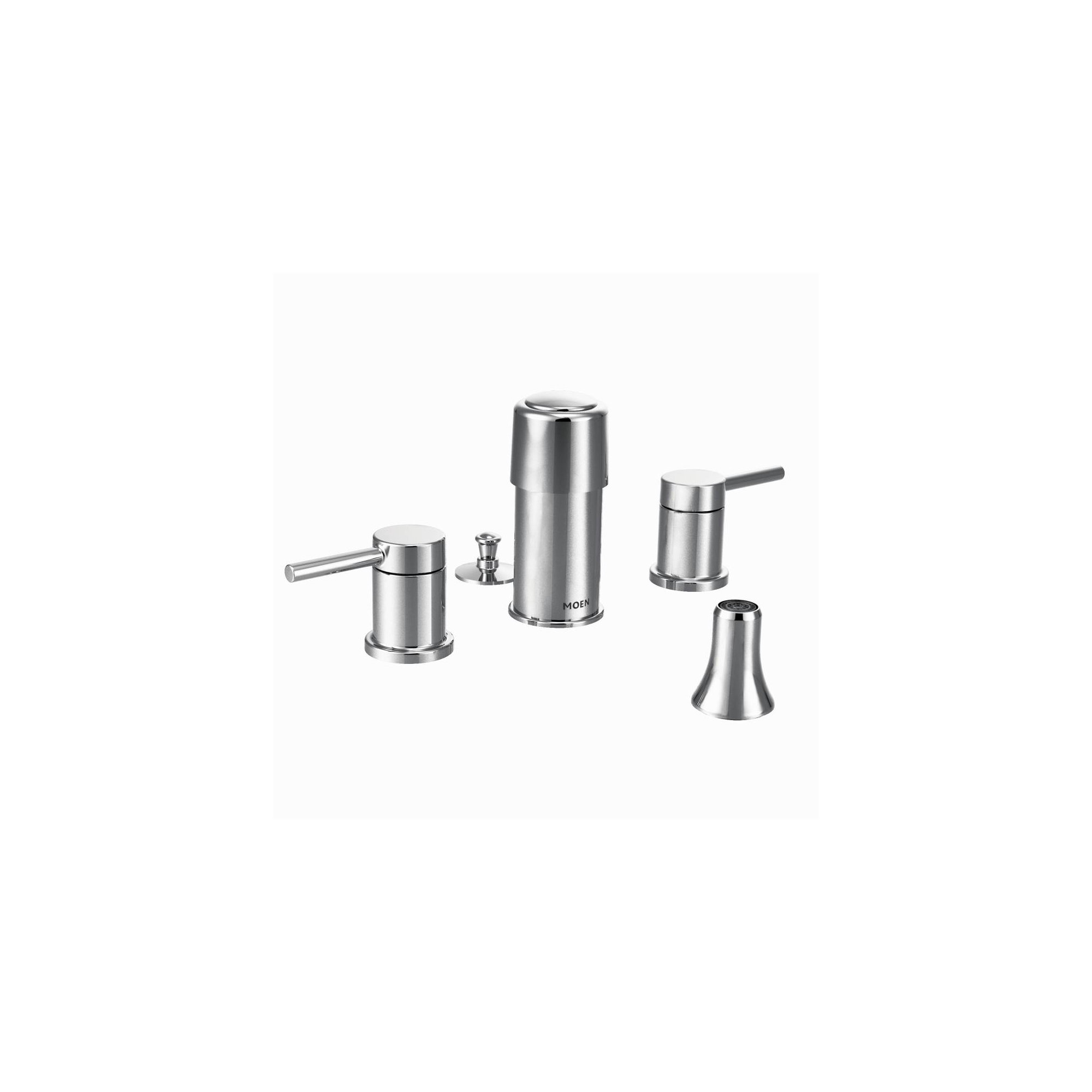 Align Double Handle Vertical Spray Bidet Faucet, Chrome