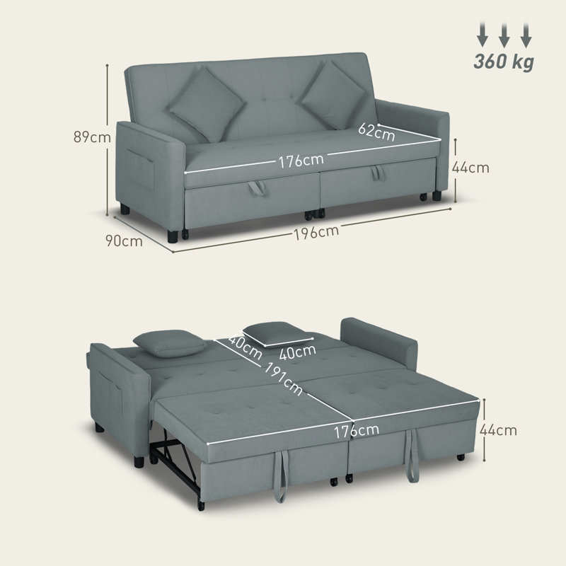 Sioban 3 Seater Reclining Sofa & Chaise, Grey