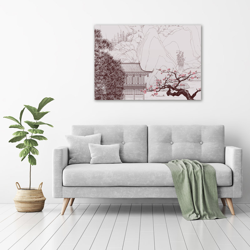 Chinese Landscape - Wrapped Canvas Print