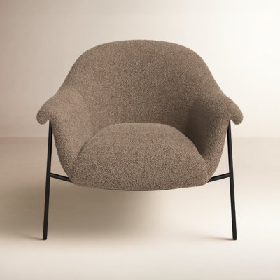 Dessa Acacia Genuine Leather Armchair