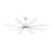 66 Inch Low Profile Ceiling Fan With Dimmable Lights And Smart Remote Control 6 Speed Reversible Noiseless DC Motor For Indoor