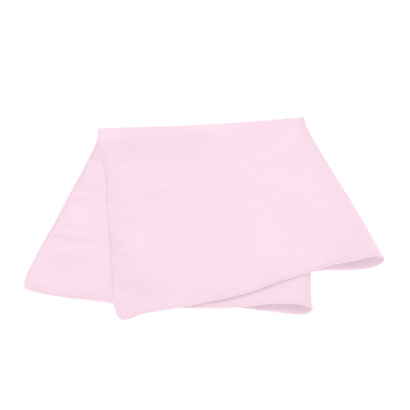 Christin Polyester Square Napkin, Ice Pink