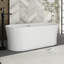 Baignoire autoportante 67 po en acrylique blanc