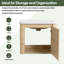 Meuble-lavabo simple 24 po avec lavabo en céramique-1082672644