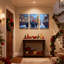 «Christmas Christmas Truck Parade», ensemble de 3 reproductions d'art sur toile-1364361786