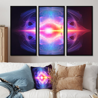 Mandala Vibrant Awakening - ensemble d'art mural imprimé abstrait