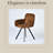 Upholstery Swivel Accent Chair with Black Metal Legs and Armrest for Living Room & Entryway-821820272