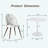 Kasparas 3-Pieces Modern Dining Table Set with Round Table and Upholstered Chairs for Kitchen Dining Room or Reception Spaces-1974034789-1969150373