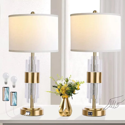 Metal USB Table Lamp