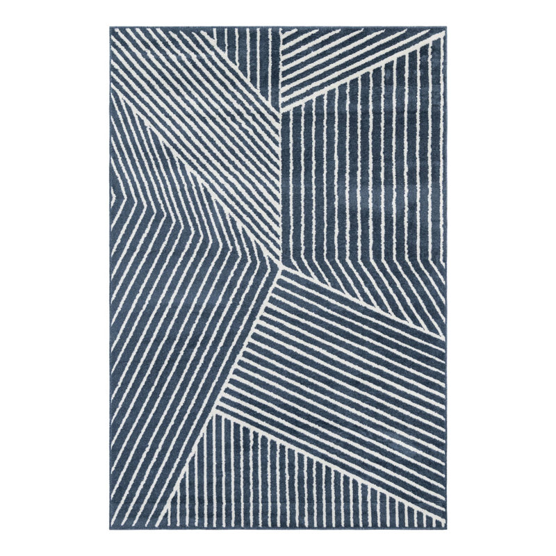 Latitude Run® Orkla Nikolis Rug Blue, Rectangle 6'1" x 9'