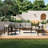 Junco Teak Outdoor Six-person Patio Set With Cushions And Two Tables-1857607732-1857607739