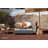 Montecarlo 60" Light Grey Concrete Fire Table 60,000 BTU - Includes Fire Glass, Lid & PVC Cover-111175359