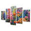 Nathanael - Art mural 5 fleurs sauvages