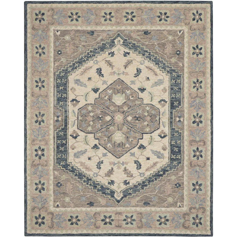 Wool Oriental Indoor Rug, Rectangle 8' x 10'