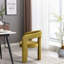 Ensemble confortable de chaises d'appoint rembourrées en velours pour divers espaces-1685578103