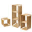 Bibliothèque modulaire 3 pièces en bambou