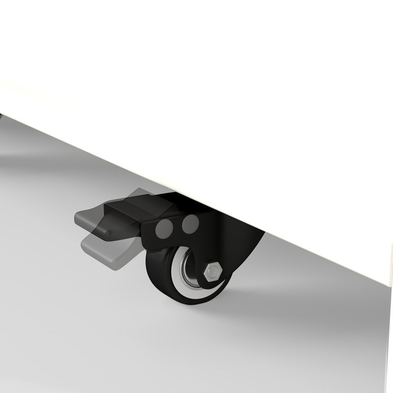 Îlot de cuisine 83,1 po avec table coulissante et supports de rangement
