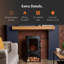 VonHaus 44.5cm W Black Electric Stove