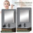 Eiserman W 30'' H Frameless Medicine Cabinet Mirror 3 Fixed-595208294-595208289