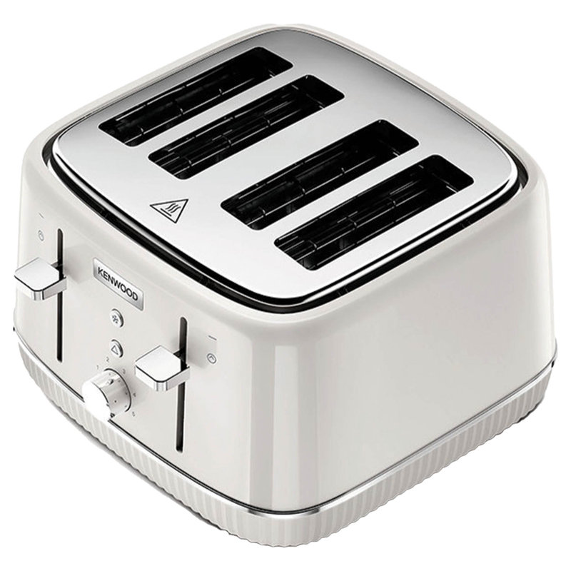 4 Slice Elegancy Toaster Clotted Cream, Cream