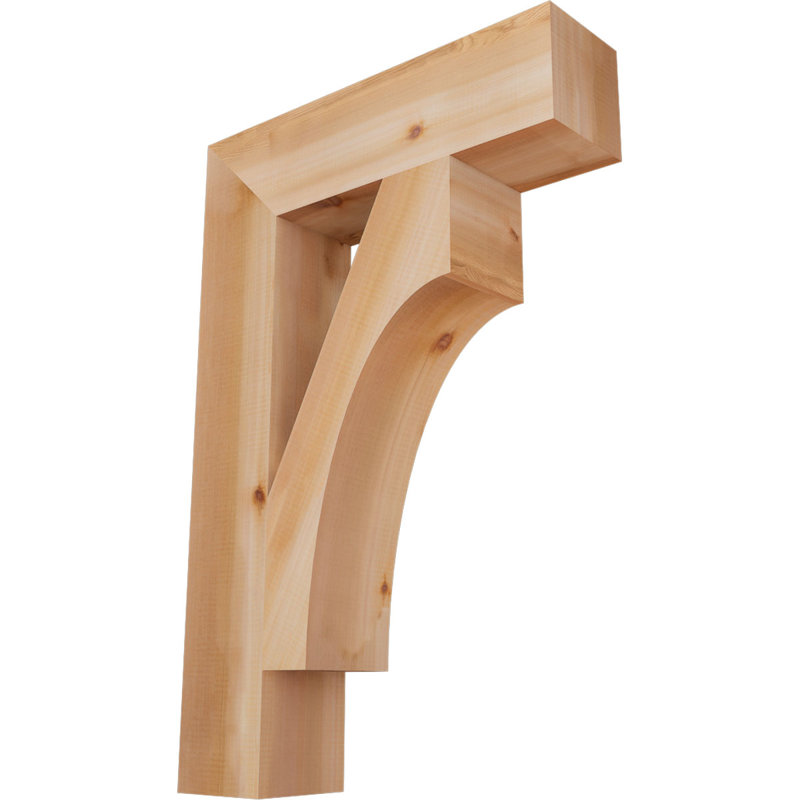 Support Westlake Block, Cèdre rouge de l'Ouest (lisse), H 36 po x l 5,5 po x P 24 po