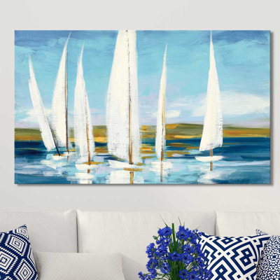 «Horizon», reproduction de peinture à l'acrylique sur toile