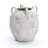 Vintage Mutli-Color Gray and White Terracotta 11-Inch Round Amphora Vase with Handles-317410981