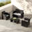 Acesyn Premium All-Weather Wicker 4 - Person Patio Conversation Set with Cushions-754167239