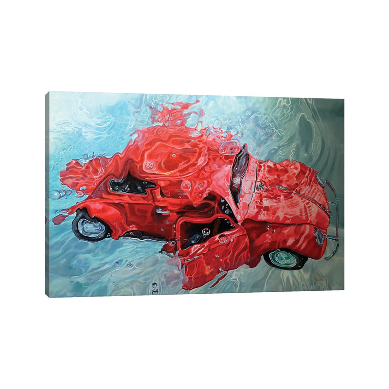 Red Cox by Marcello Petisci - Print on Canvas, 30.48 cm H x 45.72 cm W, Wrapped Canvas