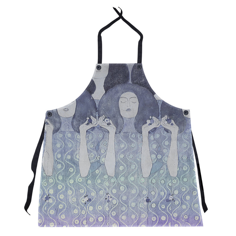 Tablier de mariés gustav klimt, ange, Bleu / Vert