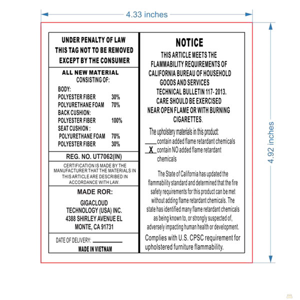 Dimensions du produit