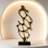 Gold+Black Free Form Resin+Marble Decorative Object-1468964681